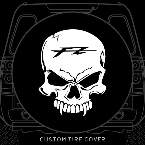 Custom Tire Cover Skull