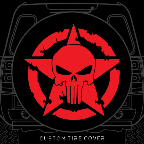 Custom Tire Cover Skull