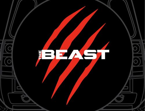 Red Claw Marks Beast Custom Tire Cover