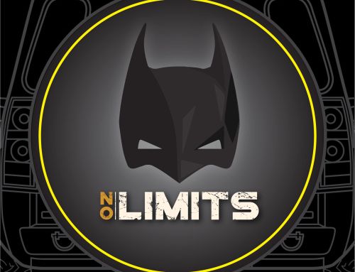 No Limits Batman Badge Custom Tire Cover