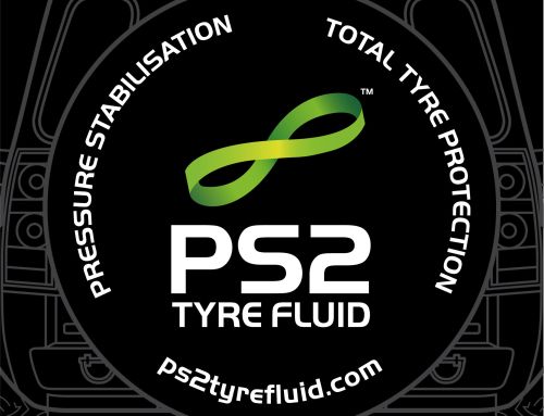 PS2 Tyre Fluid Logo Custom Tire Cover