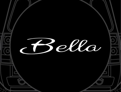 Bella Script Badge Custom Tire Cover
