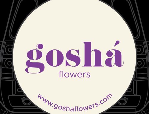 Gosha Flowers Badge Custom Tire Cover
