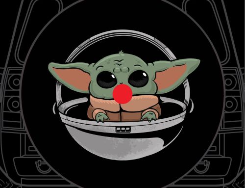 Grogu Baby Yoda Star Wars Custom Tire Cover