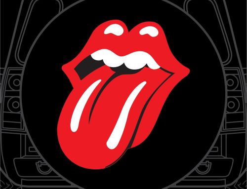 Rolling Stones Lips Custom Tire Cover