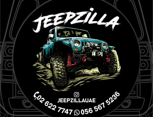Jeepzilla Off-Road Truck Custom Tire Cover