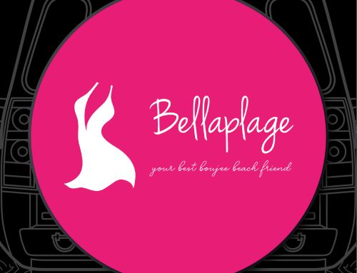 Bellaplage Beach Logo Custom Tire Cover