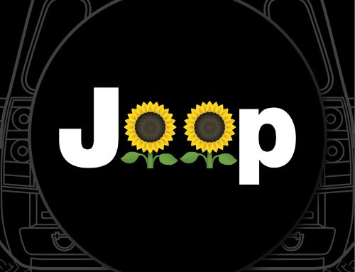 Joop Sunflower Badge Custom Tire Cover