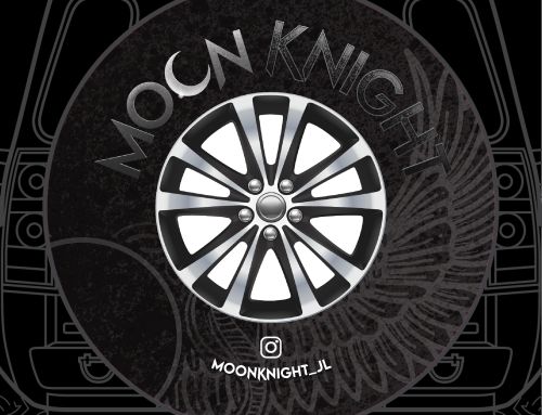 Moon Knight Wheel Badge Custom Tire Cover
