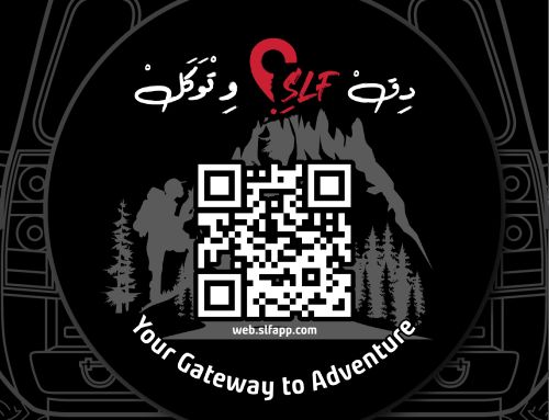 SELF, Your Gateway To Adventure QR Custom Tire Cover