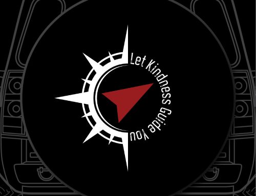 Let Kindness Guide Compass Custom Tire Cover