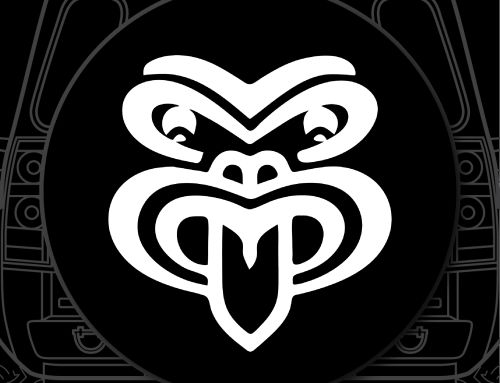 Maori Tribal Mask Custom Tire Cover