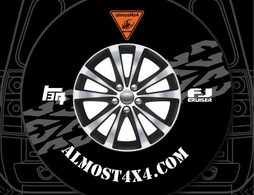 Almost 4×4 Wheel Badge Custom Tire Cover