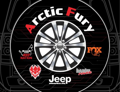 Arctic Fury Wheel Badge Custom Tire Cover