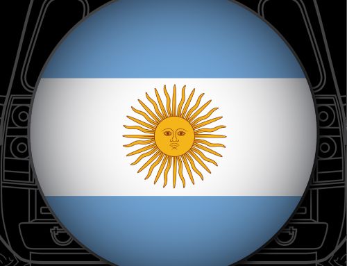 Argentina Flag Sun Custom Tire Cover