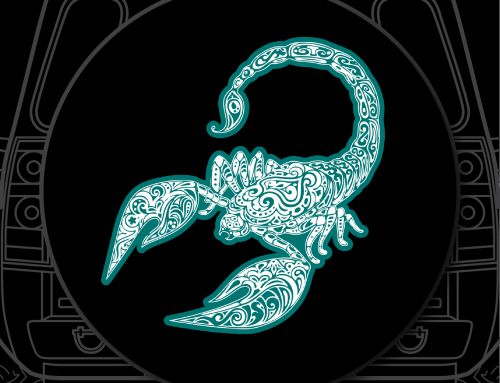 Jeep Scorpion Teal Alt Custom Tire Cover