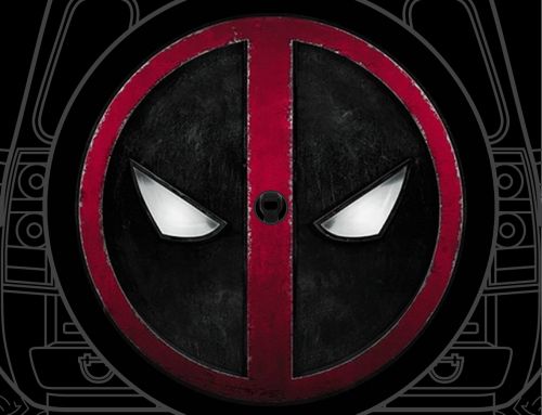 Deadpool Mask Badge Custom Tire Cover