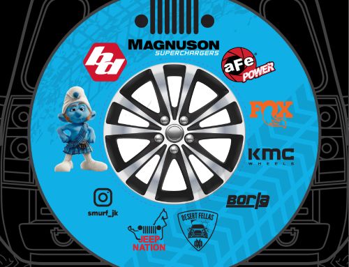 Magnuson Blue Wheel Badge Custom Tire Cover